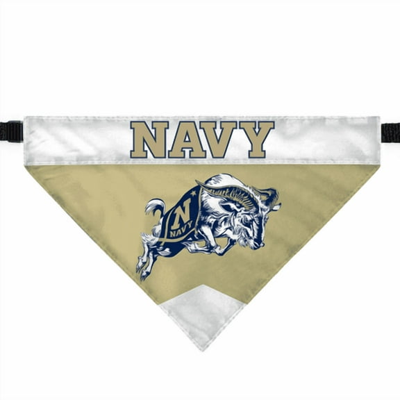 AGAS United States Naval Academy Midshipmen USNA Dog & Cat Bandana, Dog Scarf Stylish Sports Bandana for Birthday parties, Photoshoots ( Small/Medium Size)