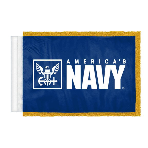 AGAS United States Navy Americas Navy Antenna Flag 4 x 6 inch
