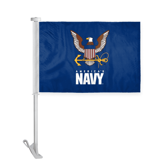 AGAS United States Navy Americas Navy Car Flag 10.5 x 15 inch Double Sided
