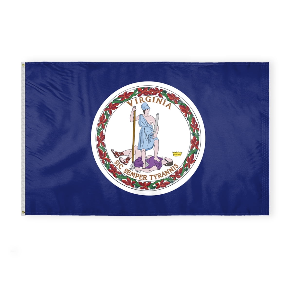 Virginia State Flag 5' x 8' Nylon Outdoor with Brass Grommets