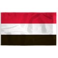 thumbnail image 1 of AGAS Yemen Flag 6x10 ft 200D Nylon 6 Needle Lock Stitched Fly Hem Never Rust Brass Grommets Canvas Header Large Size Yemeni Flag, 1 of 1