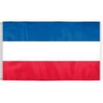 thumbnail image 1 of AGAS Yugoslavia Flag 3x5 ft Double Stitched Hem 100% Polyester Metal Grommets Indoor Yugoslavian Flag, 1 of 1
