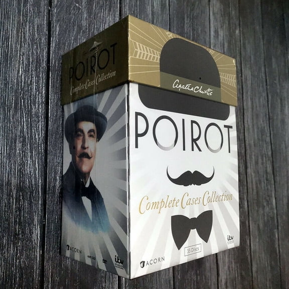 AGATHA CHRISTIE'S POIROT COMPLETE SERIES COLLECTION 33 DVD SEASONS DELUX BOX SET