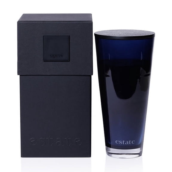 AGAVE Zodax Estate 57 oz Scented Jar Candle - Navy Blue