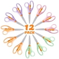 thumbnail image 1 of AGCAN 12 Pack Blunt Tip Training Scissors, Plastic Safety Scissors, Anti-Pinch Design, Classroom Arts and Paper Craft Supplies, 1 of 8