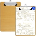 thumbnail image 1 of AGCAN Wood Clipboards Set of 2, Clipboards with Low Profile Clip, Memo Size Clipboard, Hardboard Office Clipboard 8.5" x 5.7" for Classroom, Office, Home, 1 of 7