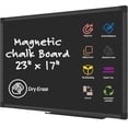 thumbnail image 1 of AGCAN Black Chalkboard for Kid 23" x 17" Dry Erase Chalk Board with Black Aluminum Frame for Kids School Supplies, 1 of 9