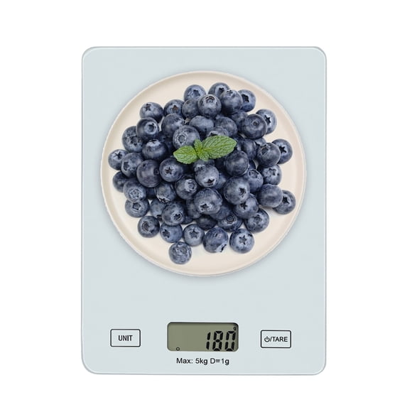 AGCAN Food Kitchen Scale, Digital Kitchen Scales with Grams and Ounces, Cooking Scale for Weight Loss, Baking, Cooking, and Meal Prep, 6 Units with Tare Function