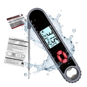 AGCAN Digital Meat Thermometer, Instant Read Meat Thermometer with Countdown and Timing Functions, Food Thermometer for Cooking, BBQ, Grilling, Baking, Gifts fo