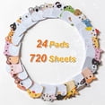 thumbnail image 1 of AGCAN 24 Pads Cute Sticky Notes, 12 Styles Animal Sticky Notes, Self Adhesive Cartoon Notes Memo Pads Notes Page Tab for Office, 1 of 8