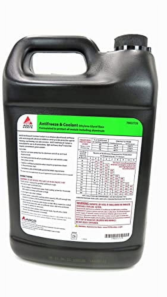AGCO Antifreeze and Coolant Ethylene Glycol Base 1 Gallon, 79022729, Green