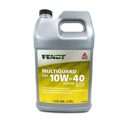 AGCO MultiGuard SAE 10W-40 Synthetic Diesel Engine Oil API CJ-4 1 Gallon, ACP0437320