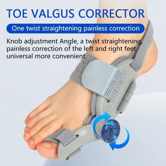 AGDOAD Bunion Corrector for Men and Women Thumb ValgusAdjustable Knob Bunion Fix Splint Device Painless Correction Bunion Corrector for Both Day and Night Use