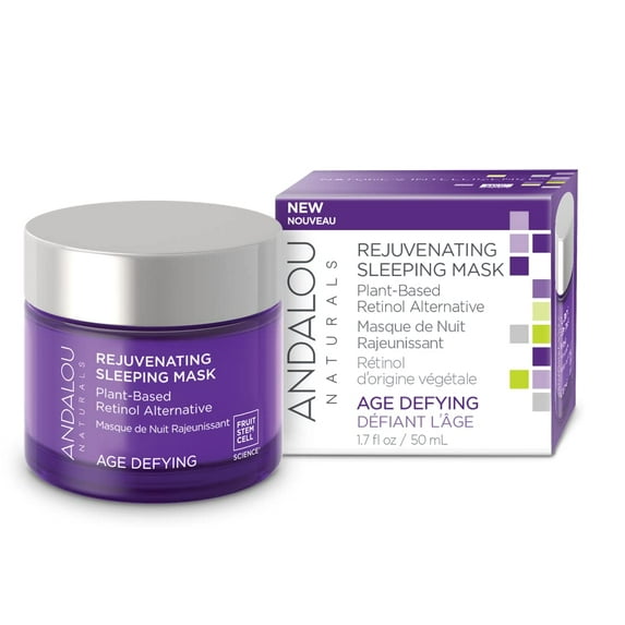Andalou Naturals Age Defying Rejuvenating Sleeping Mask, 1.7 Oz