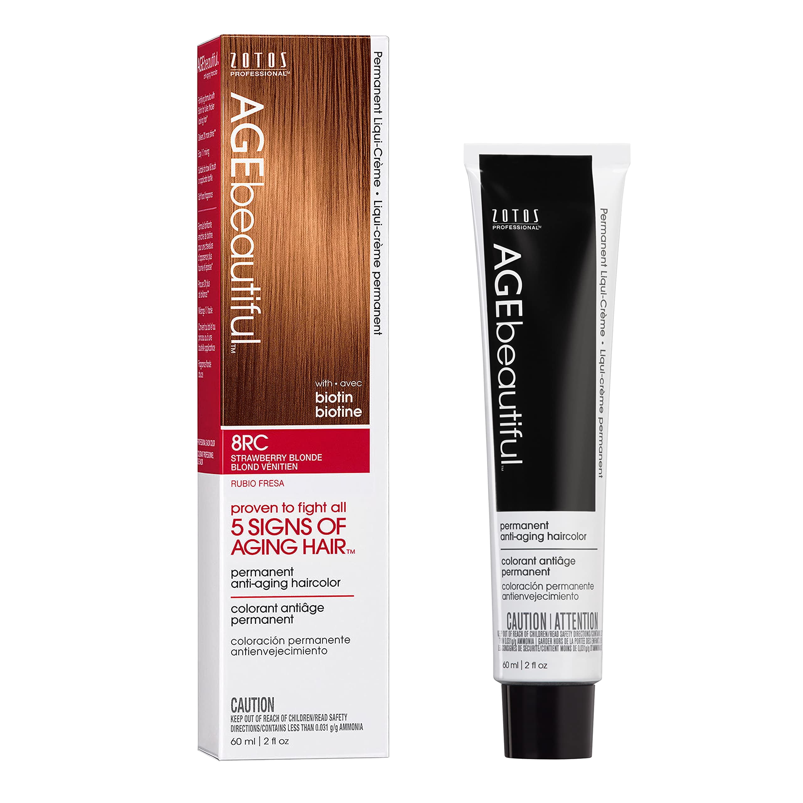 AGE beautiful Permanent Hair Color Dye Liqui Creme | 100% Gray Coverage ...