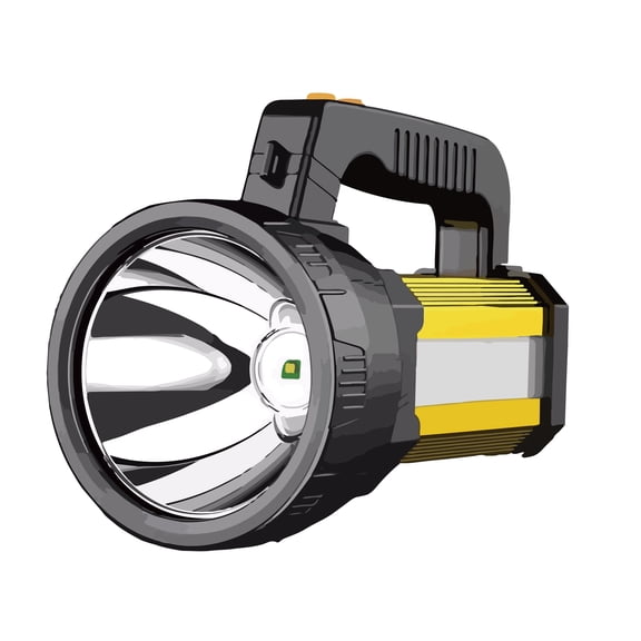 AGEYOU Electric torches for lighting,Super Bright Torch Searchlight Handheld Portable LED Spotlight USB Rechargeable Multi-Function Flashlight Outdoor Long Shots Lamp