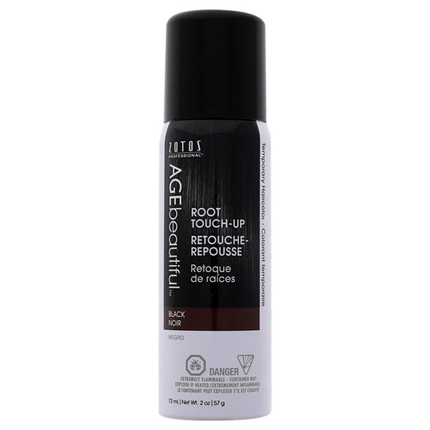 AGEbeautiful Root Touch Up Temporary Haircolor Spray Black Hair Color