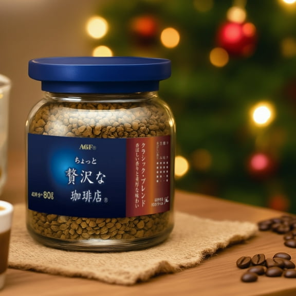 AGF A Little Luxury Coffee Shop Classic Blend 80g x 2 Bottles Made in JAPAN - Tokyo Sakura Mall