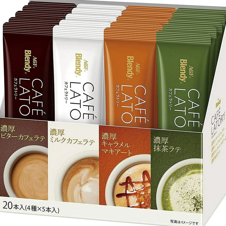 AGF Blendy Cafe Latory Stick Assortment 20 sticks Coffee Sticks Japan 