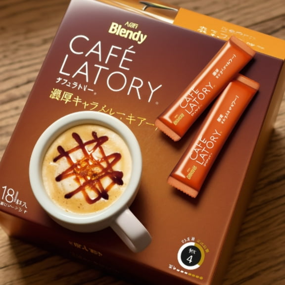 AGF Blendy Cafe Ratory Thick Caramel Macchiato 18 Bottles x 3 Boxes Made in JAPAN - Tokyo Sakura Mall