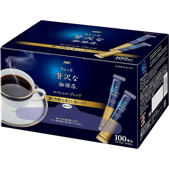 AGF Just a Luxurious Little Coffee Shop Special Blend Instant 100 Stick JAPAN - Tokyo Sakura Mall