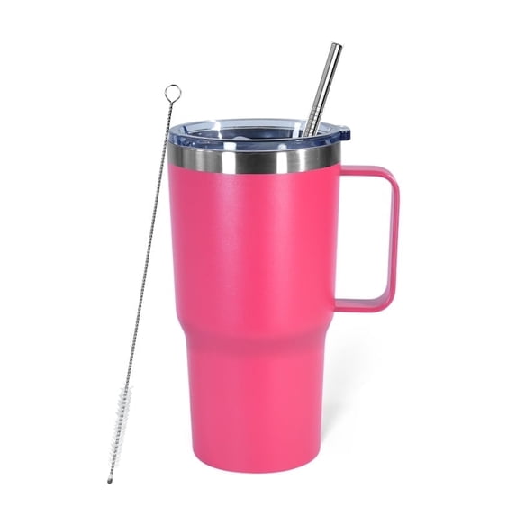 AGH 20oz Tumbler with Handle Stainless Steel Insulated Coffee Mug ...
