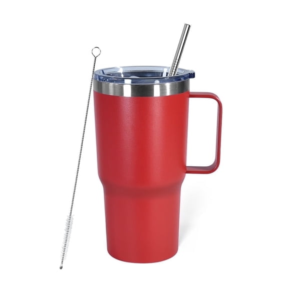 AGH 20oz Tumbler with Handle Stainless Steel Insulated Coffee Mug ...