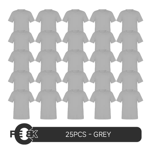 AGH 25-Pack Sublimation Blank White T-Shirts - Modal Fiber Feel, Sublimation Printing for Sports Teams, Events & Apparel, Tshirt, Event Merchandise, Versatile Design,