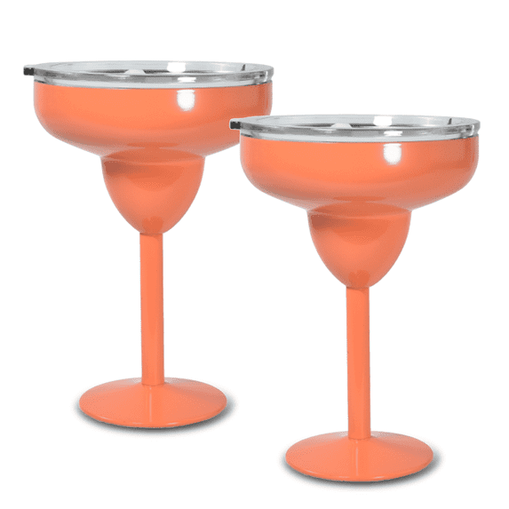 AGH Stainless Steel 10oz Insulated Martini Glasses, Set of 4 Wine Glasses