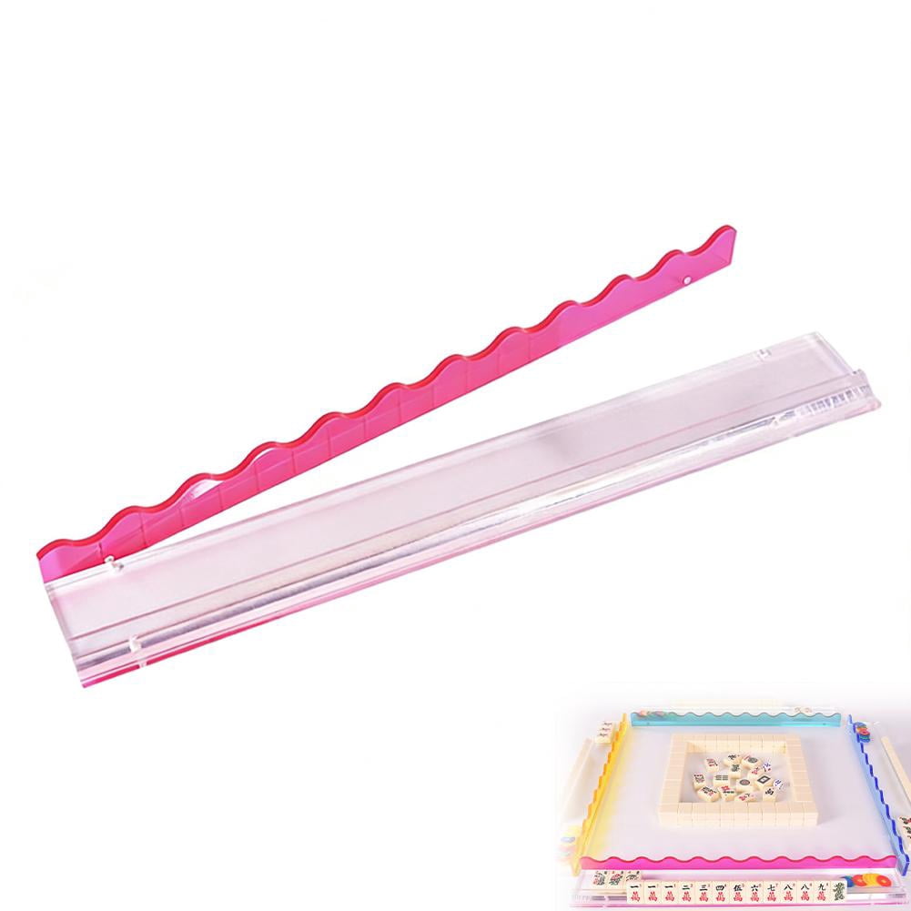 AGIUFGS Acrylic Mahjong Rack, Festive Holiday Designs, for American Mahjong Tile Organization