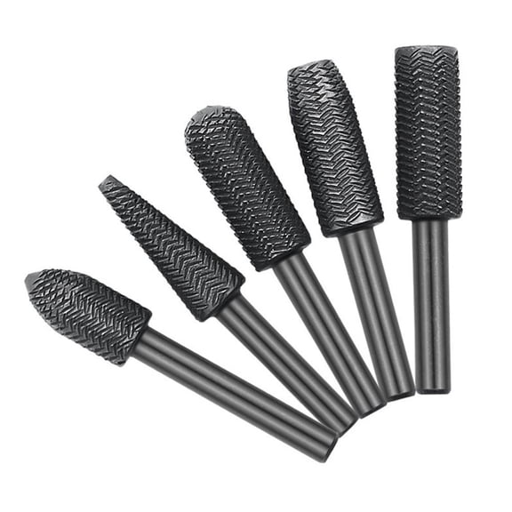 AGIUFGS Electric Rotary File Set 5-Piece, Sharp Cutting Power for Metal, for Home Use