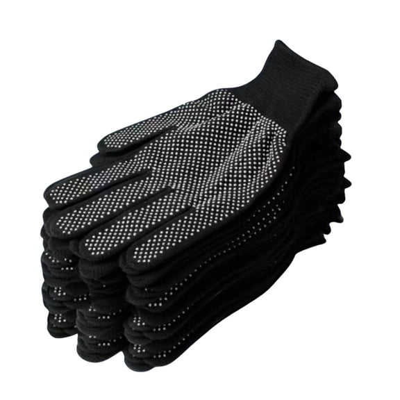 AGIUFGS Pvc Dot Grip Gloves, Festive Holiday Designs, for Gardening and Light Assembly Work