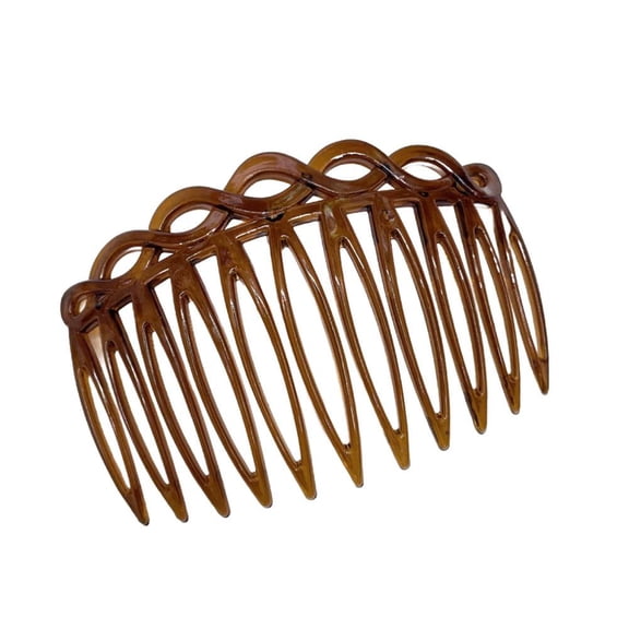 AGIUFGS Resin Hair Side Comb with Braided Edge, Festive Holiday Designs, for Home Use