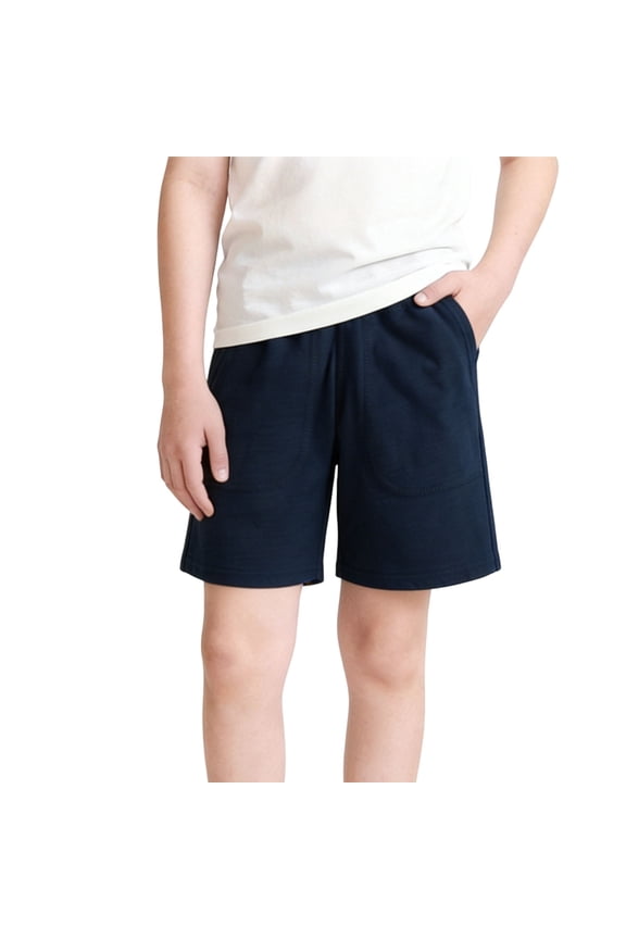 Thin Loose Outer Sports Casual Basic Shorts for Boys Girls 1 to 12 Years Old Summer Middle Teen Daily Pants