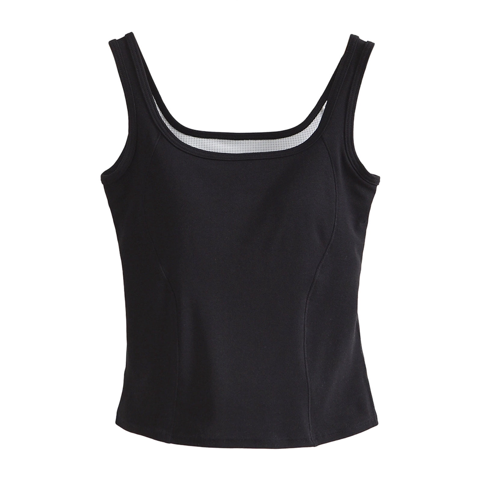 AGKIZG Womens Summer Basic Sling Camisole with Built In Pads ...
