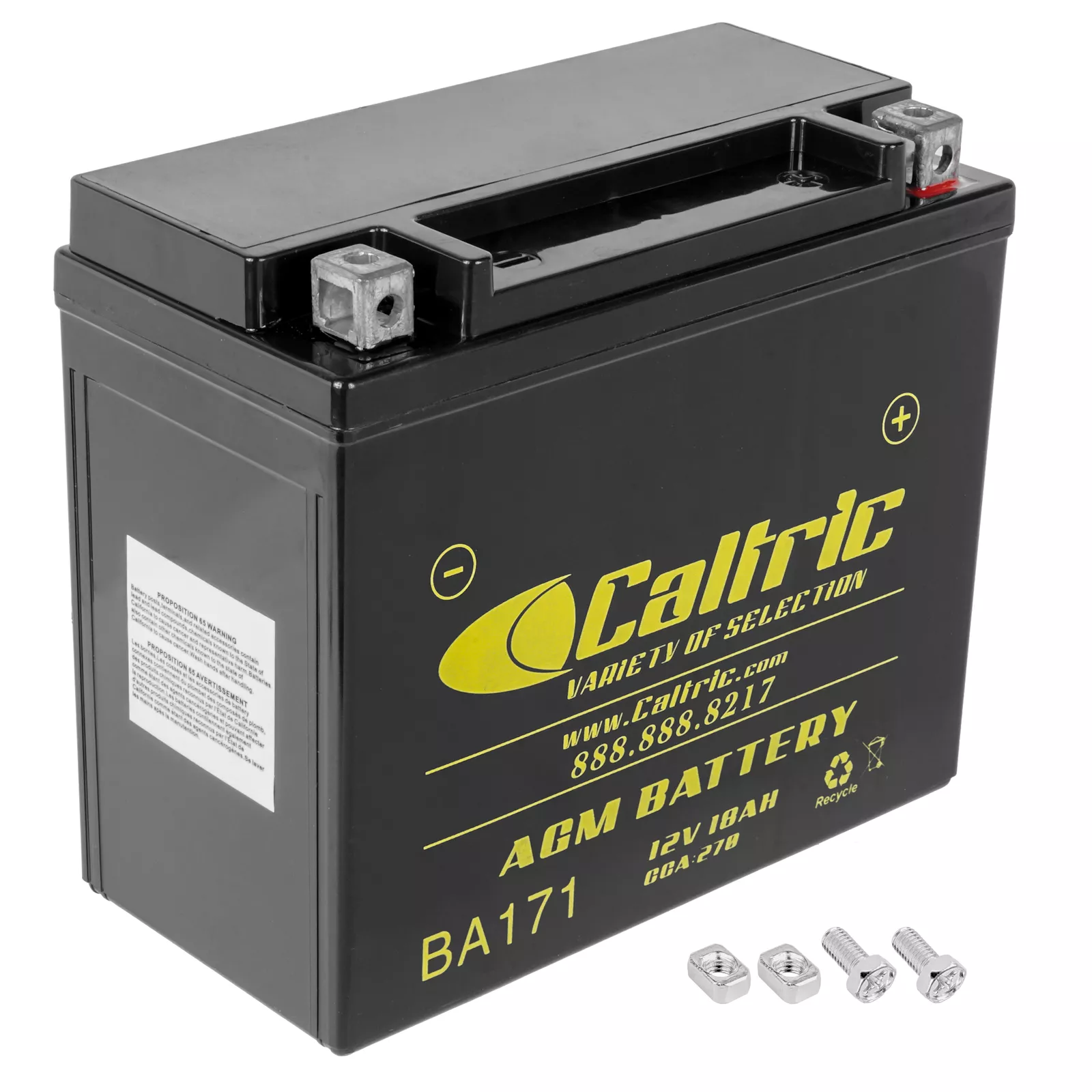 AGM Battery for Can-Am Bombardier Outlander L 450 Dps Pro EFI 2016