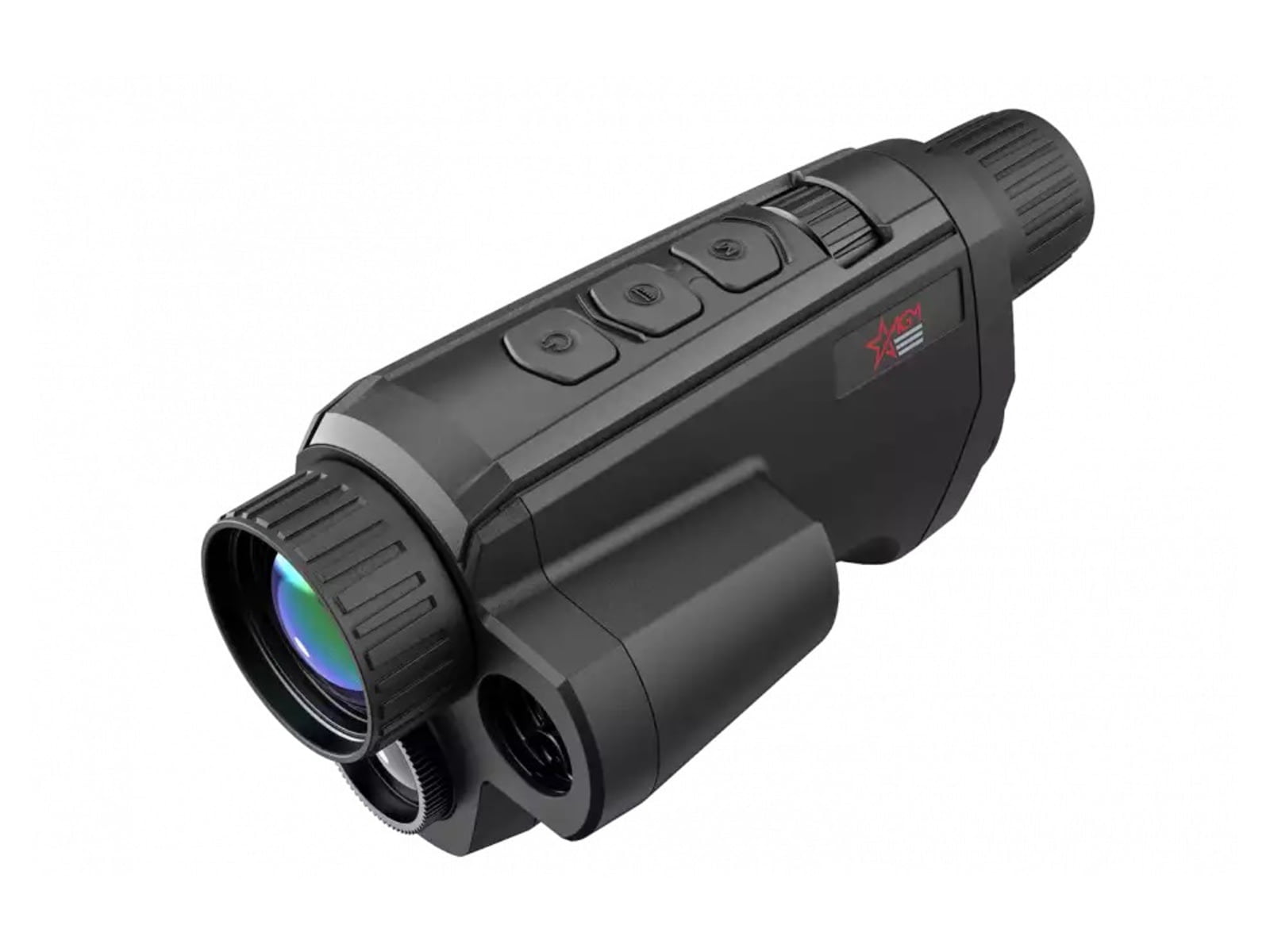AGM Fuzion LRF TM35-640 Fusion Thermal Imaging & CMOS Monocular with Laser Range Finder, 12 Micron 640x512 (50 Hz), 35 mm lens.