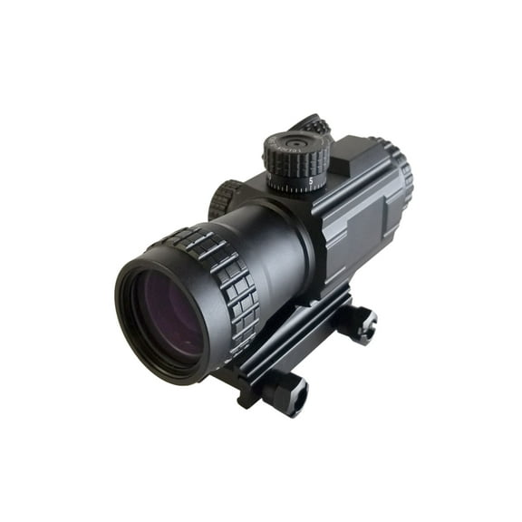 AGM Global Vision 430PS Professional Prism Scope, 4x30mm, Red/Green Illuminated Prism Reticle, Black, 4504XX30PRGPS4
