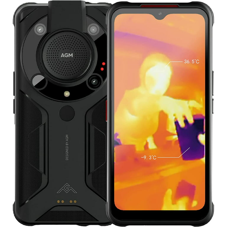 AGM Glory Pro Cell Phone Unlocked, 5G Rugged Phone Snapdragon 480, Rugged  Smartphone Thermal Imaging Camera, 256x192 Resolution, 6.53 FHD+, 6200mAh  Battery IP68/IP69K, 8G+256G Dual-LED Torch/NFC/GPS 