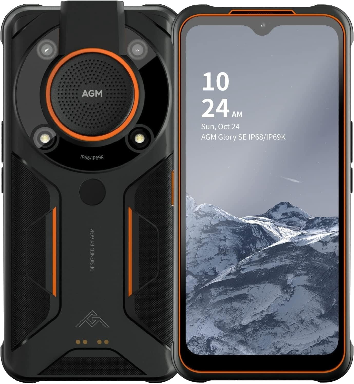 AGM Glory SE 5G Outdoor Smartphone, Snapdragon 480 Rugged No Contract, 6.53" FHD+ Screen Android 11 Cell Phone, 6200mAh Battery IP68/IP69K Waterproof