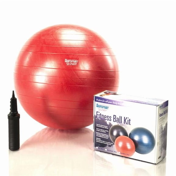 AGM Group 38111 55 cm Fitness Ball Kit - Red