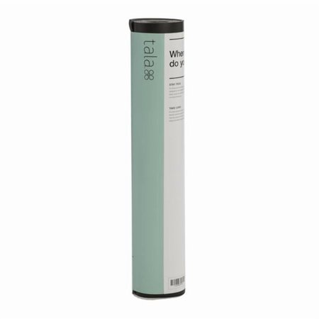 AGM Group 5 mm Tala Reversible Essential Hot Yoga Mat, Black & Gray