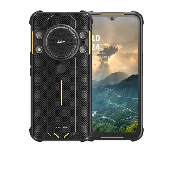 AGM H5 4G Rugged Smartphone 6.51inch 4GB 64GB 7000mAh IP68/IP69K Android12-Black