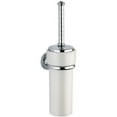 thumbnail image 1 of AGM Home Store BA Opera Wall Mounted Toilet Brush Ceramic Bowl & Holder Set, Brass, 1 of 3