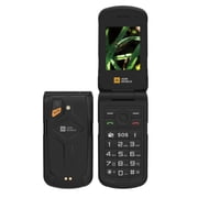 AGM M10 Rugged Flip Phone For Elderly,48MB 128MB, 1200mAh-Black
