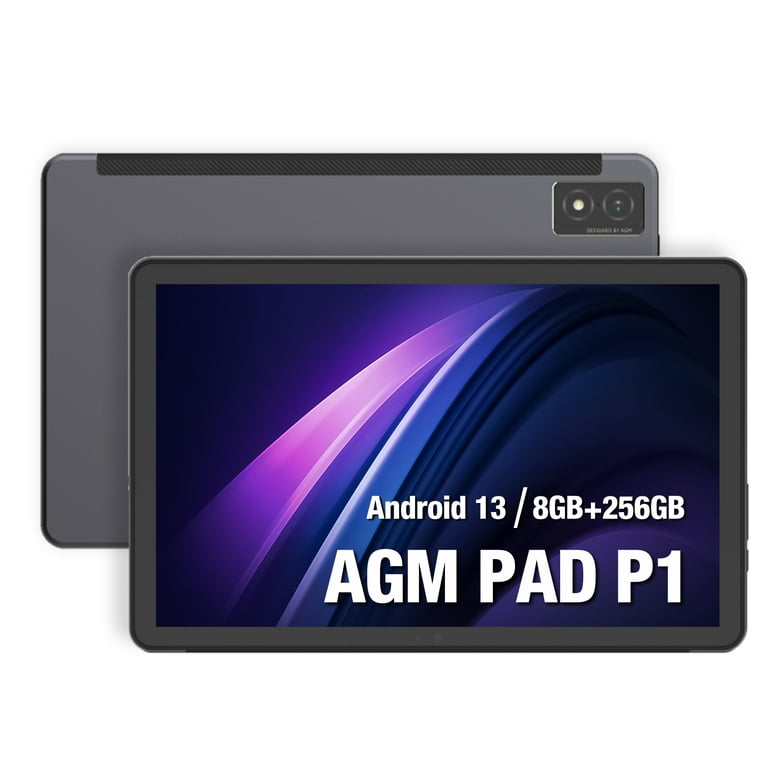 Agm Pad P1 Tablets 10.36 « Android 13 Tablette étanche, 8gb + 256gb / 2TB  Tf, écran 2k Fhd IPS, Mtk G99, Haut-parleurs Dual Box 1224, batterie  7000mAh