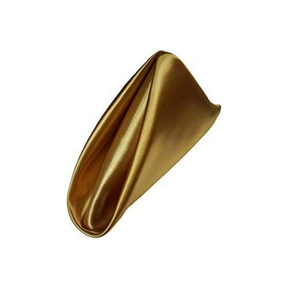 AGN Linen Satin Napkin 1-Dozen(18x18) (Gold)