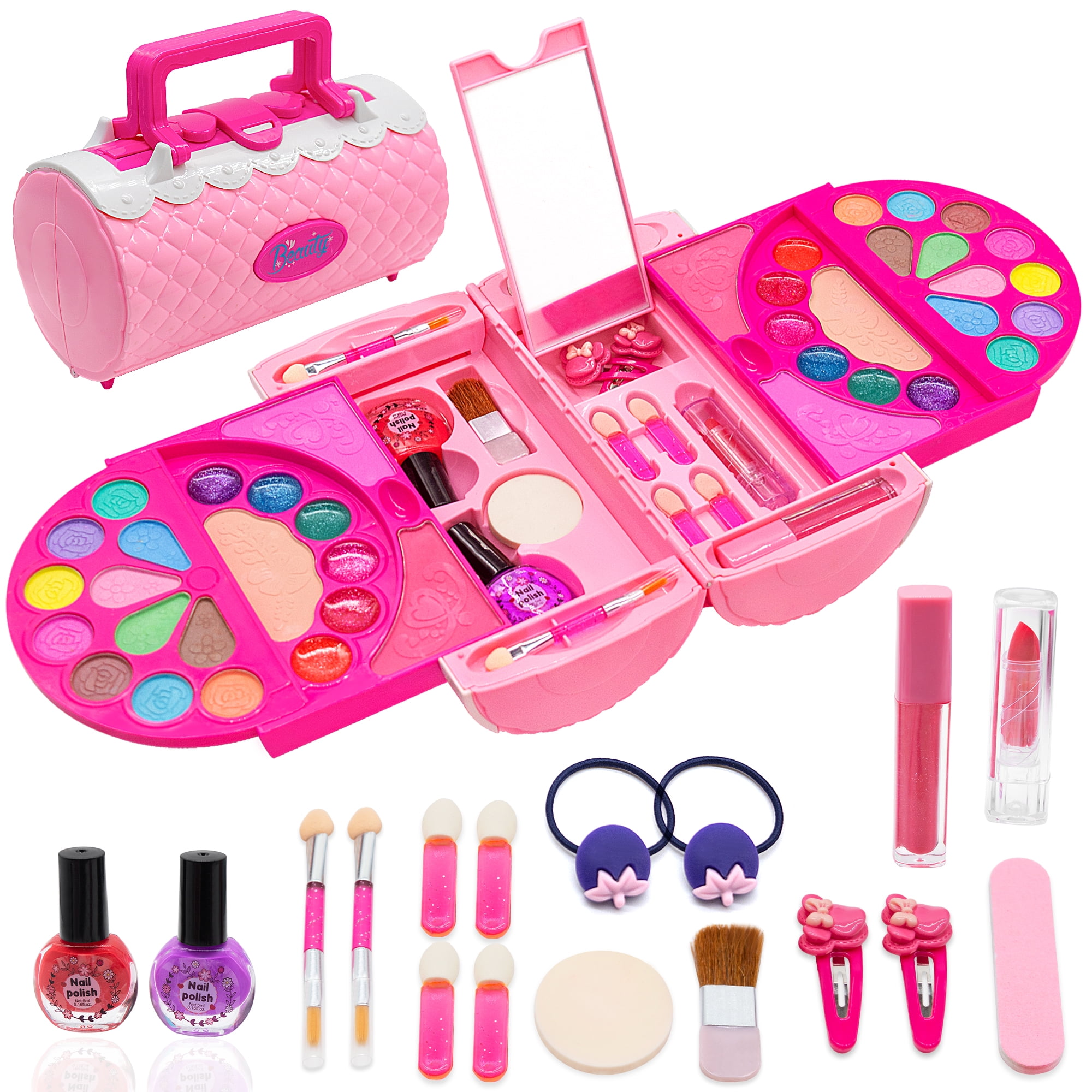 Kids Makeup Kit for Girls, Washable Makeup Set Toy, Angola