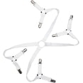 thumbnail image 1 of AGOOBO Bed Sheet Straps Adjustable,4 Sides Adjustable Elastic Fitted Bed Sheet Holder Straps for Full,Queen,King Twin,Any Size Bed, 1 of 5