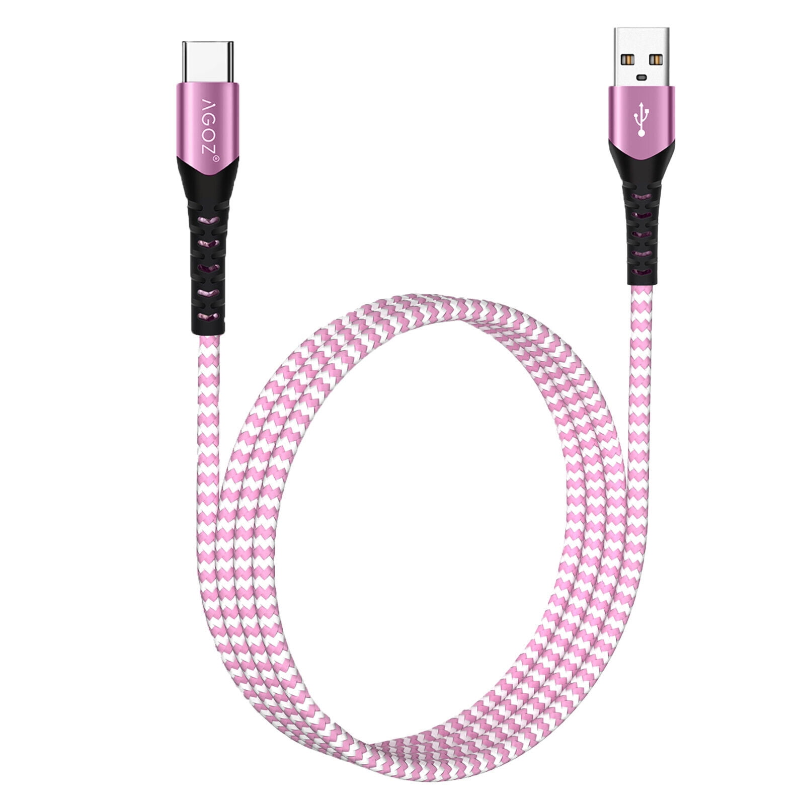 AGOZ 10ft Pink USB C Cable FAST Charger Type C Cord for iPad Air 4th